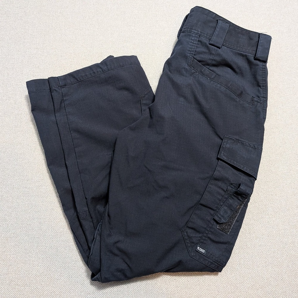 5.11 Tactical Mens Pants KVR 74482ABR-724 Navy 32x30 Ripstop Regular Cargo